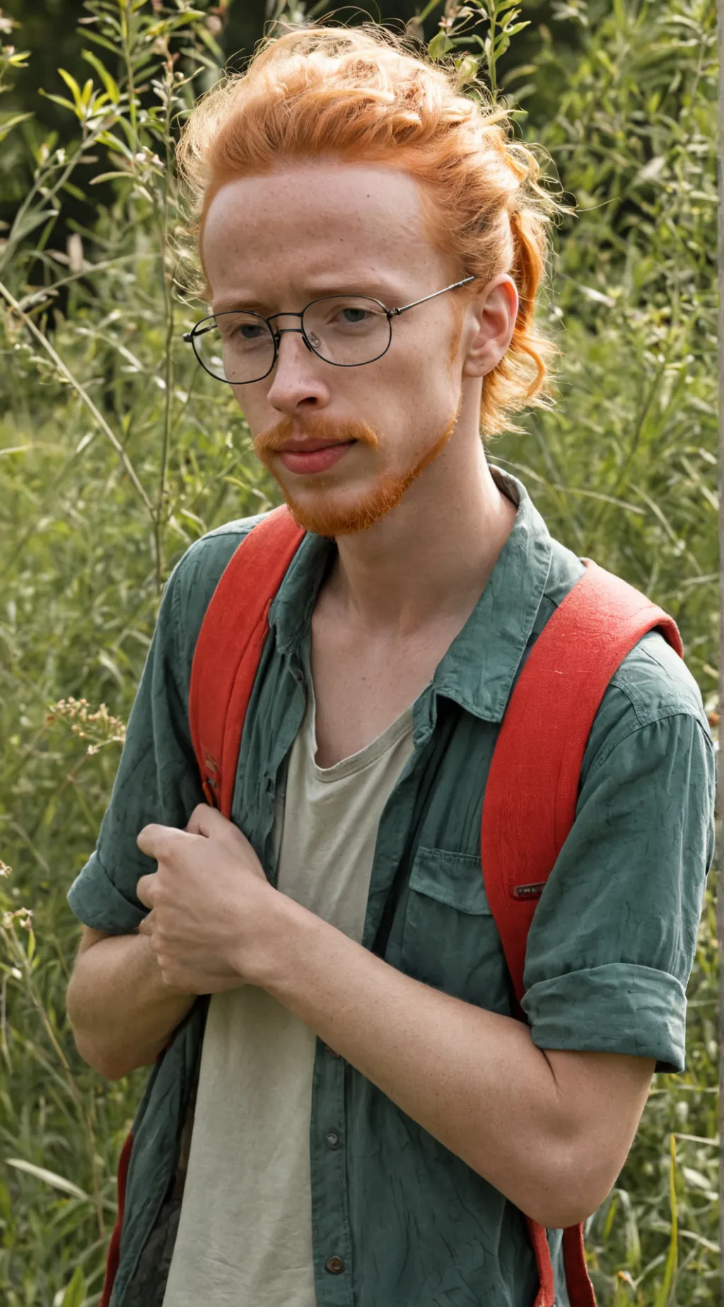 ai character: Dustin  background