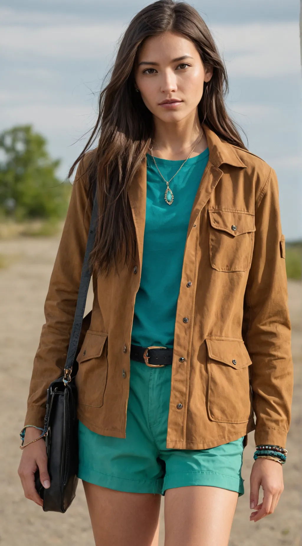 ai character: Jasmine Akecheta background