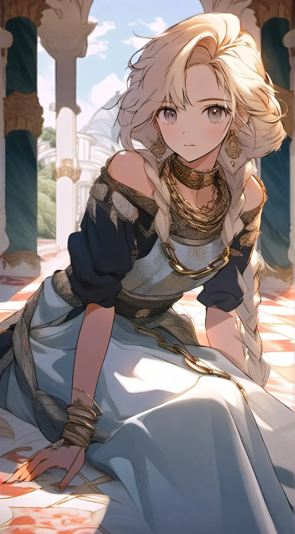 ai character: Summer background