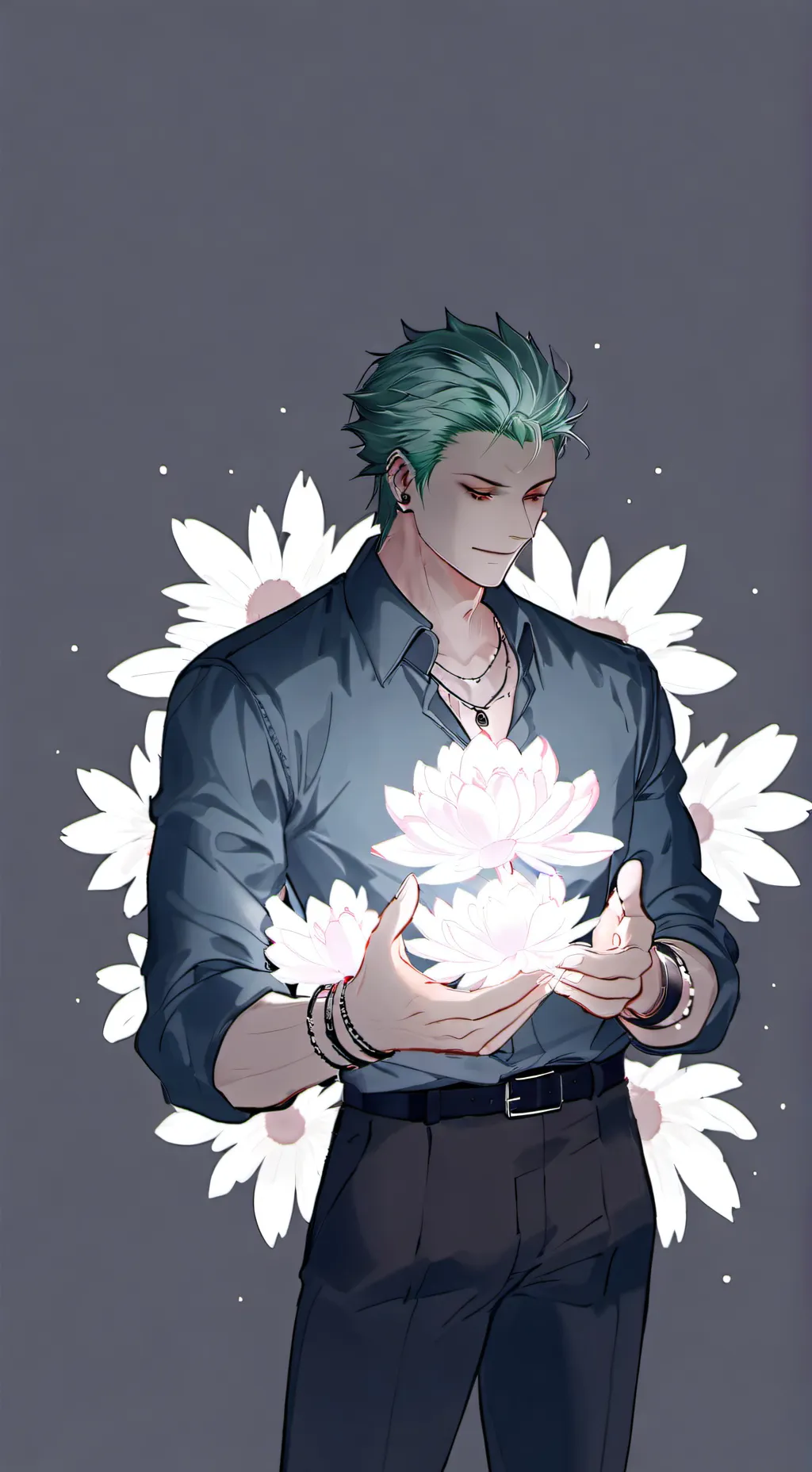 ai character: Zoro background