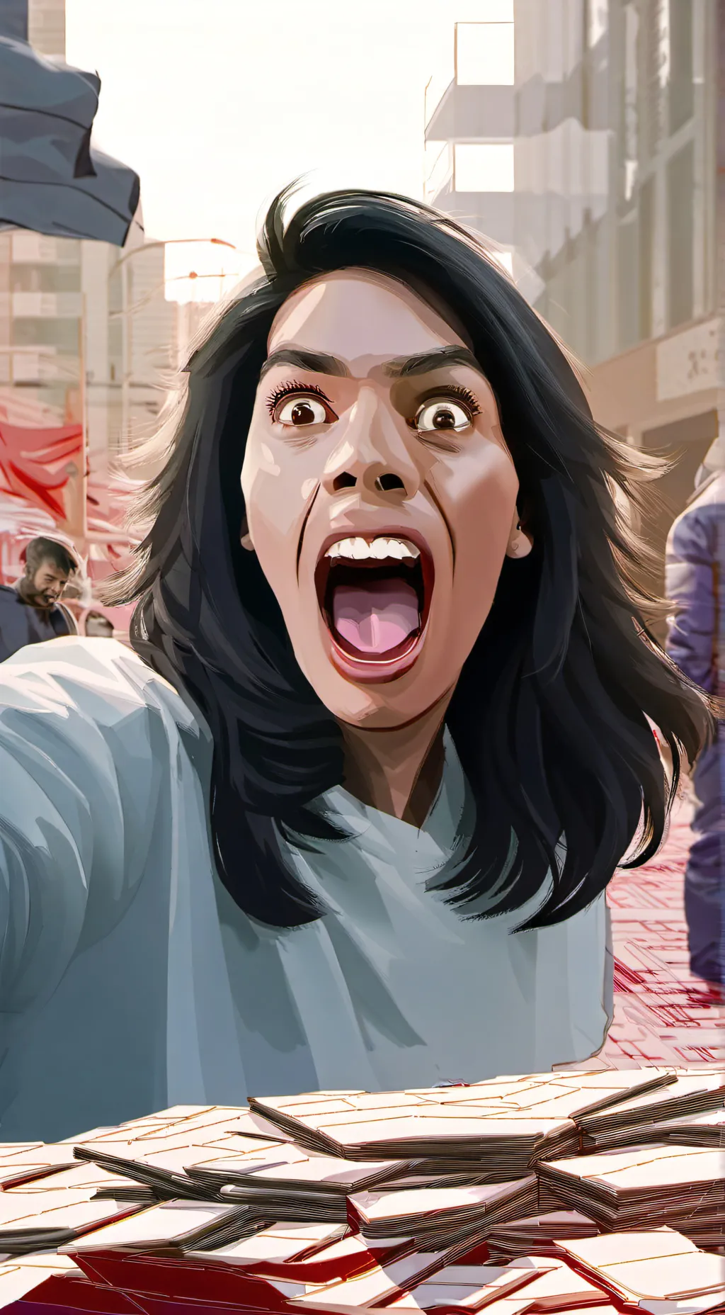 ai character: little brother  background