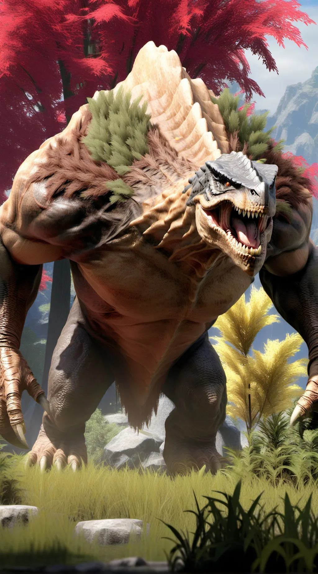 ai character: ty the tyrannosaur background