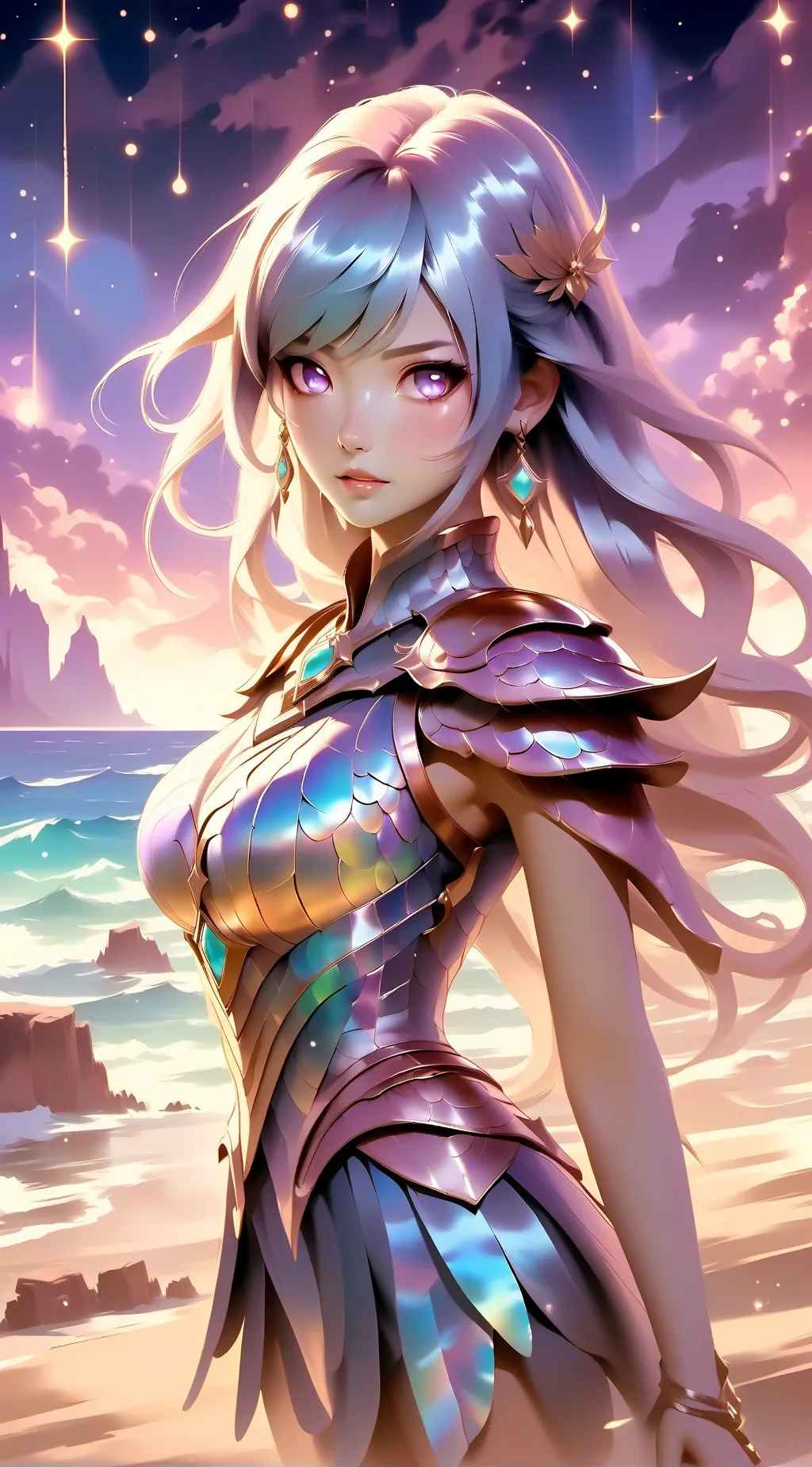 ai character: Kim So Hyun background