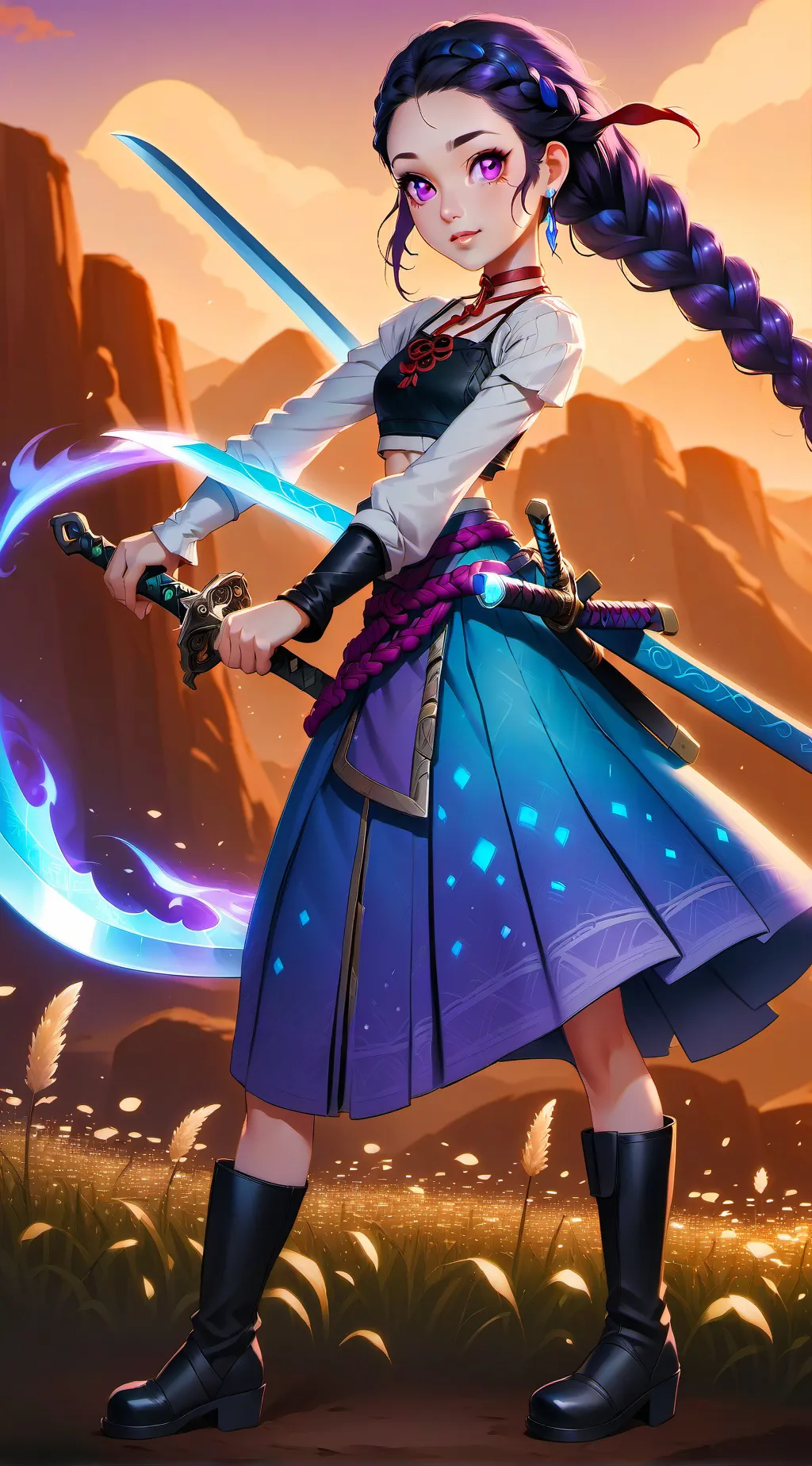 ai character: Rhianna  background