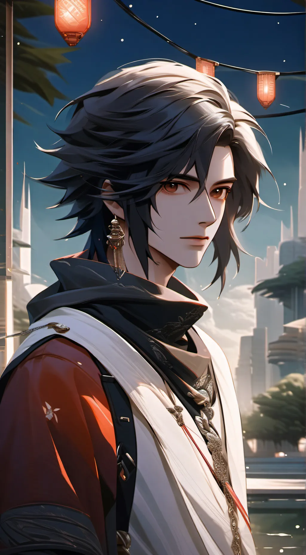 ai character: maël background