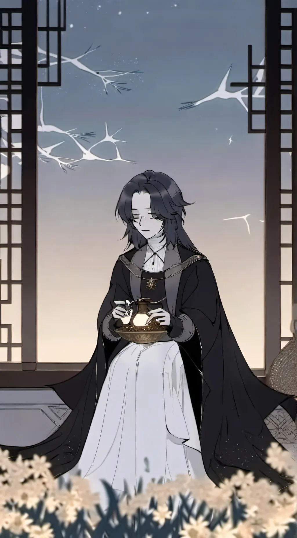 ai character: Azuretime✨ background