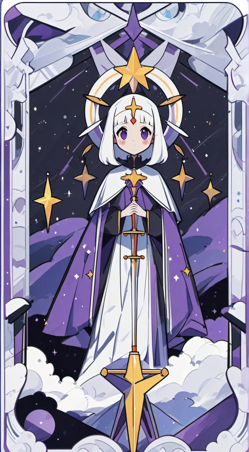 ai character: Blank background