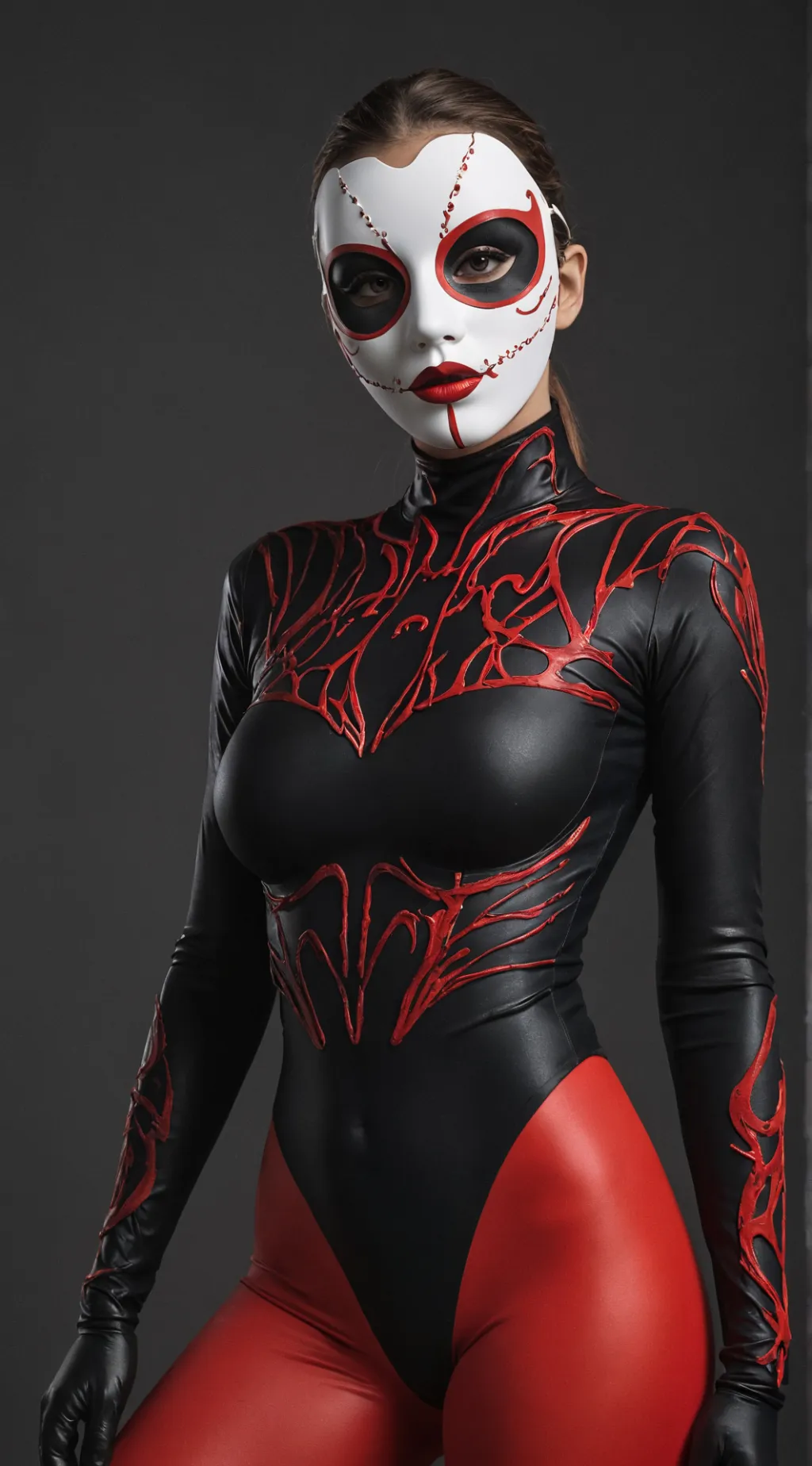 ai character: misses mask background