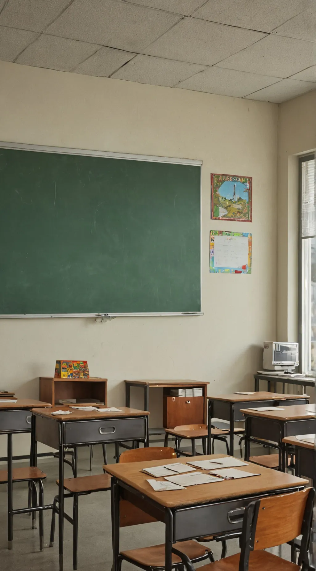 ai character: School 2 background