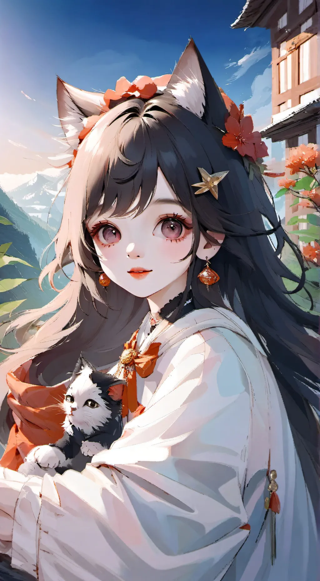 ai character: kitty background