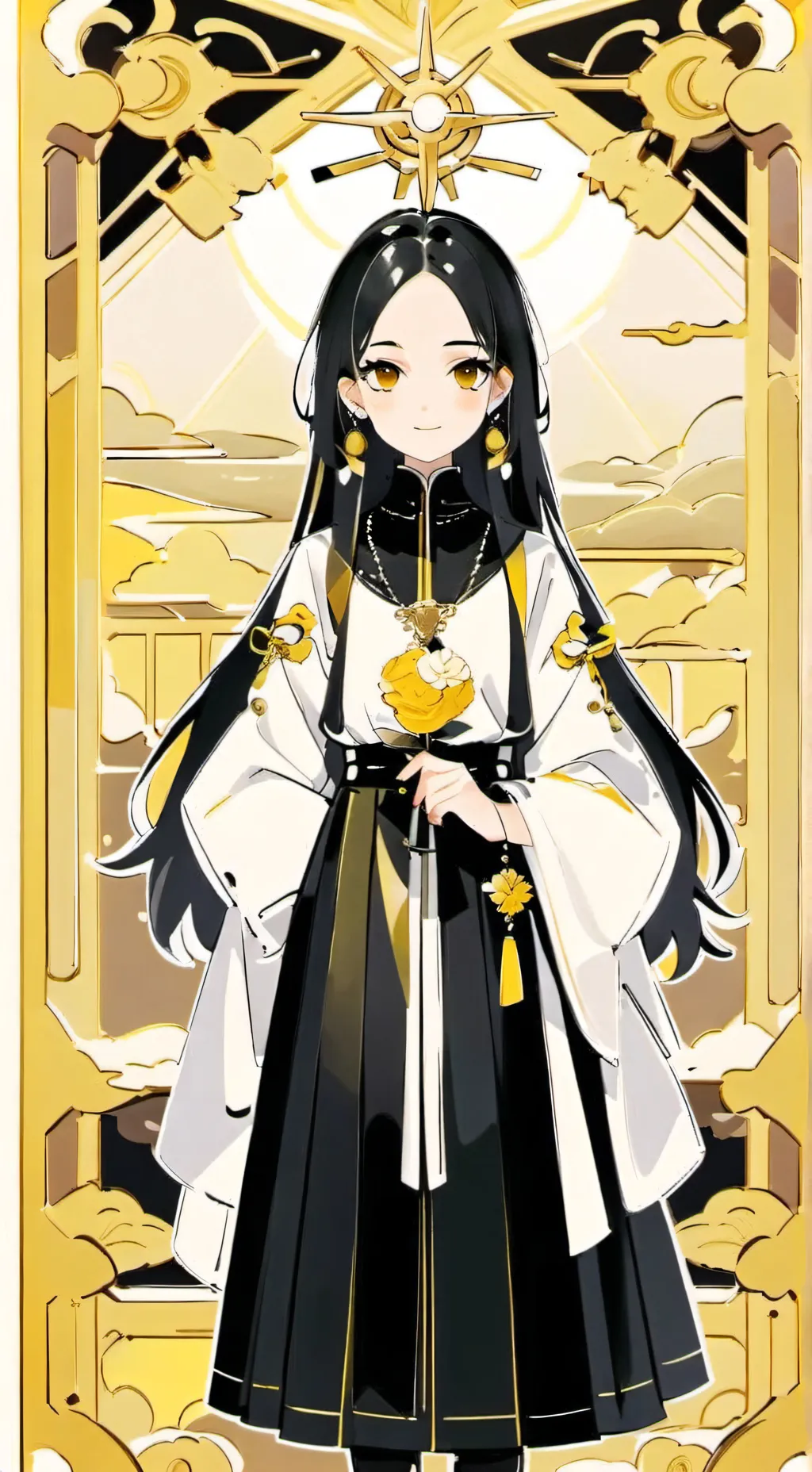 ai character: HH heaven background