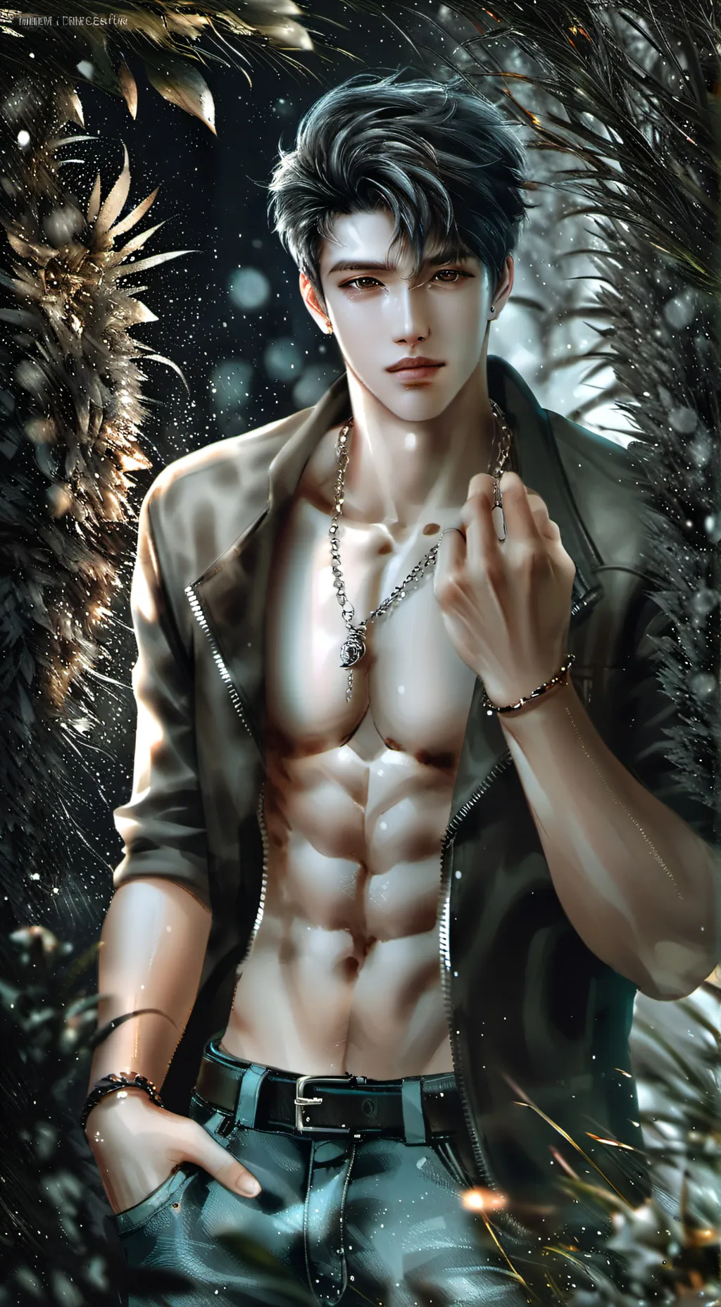 ai character: Leon harnomide background