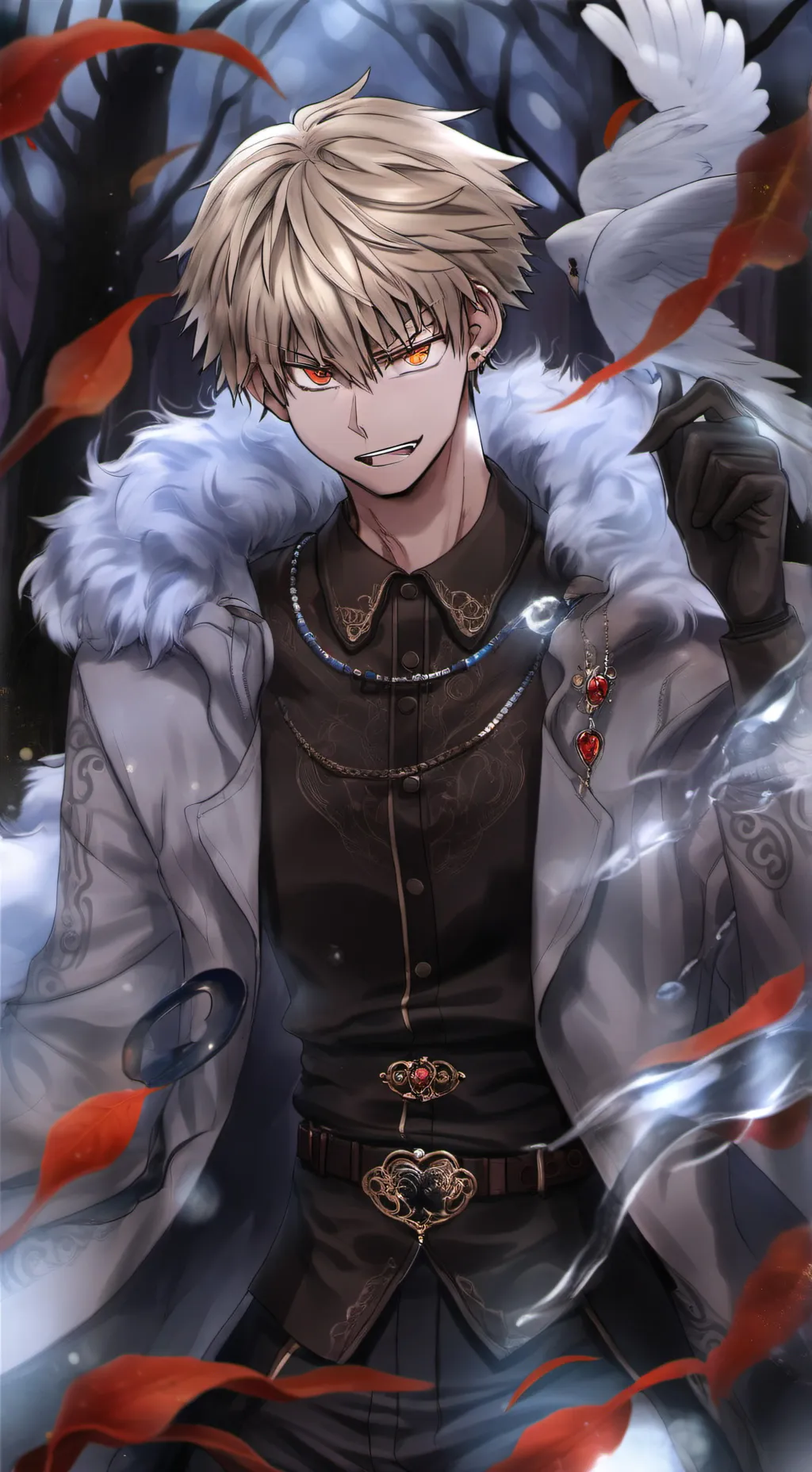 ai character: Bakugo Alpha background