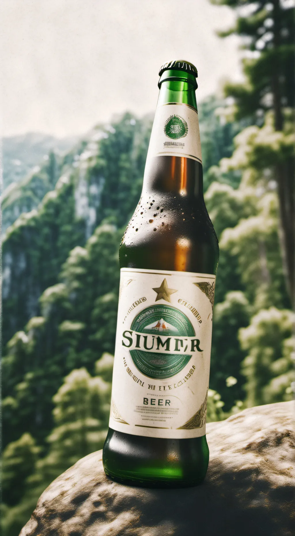 ai character: beer background