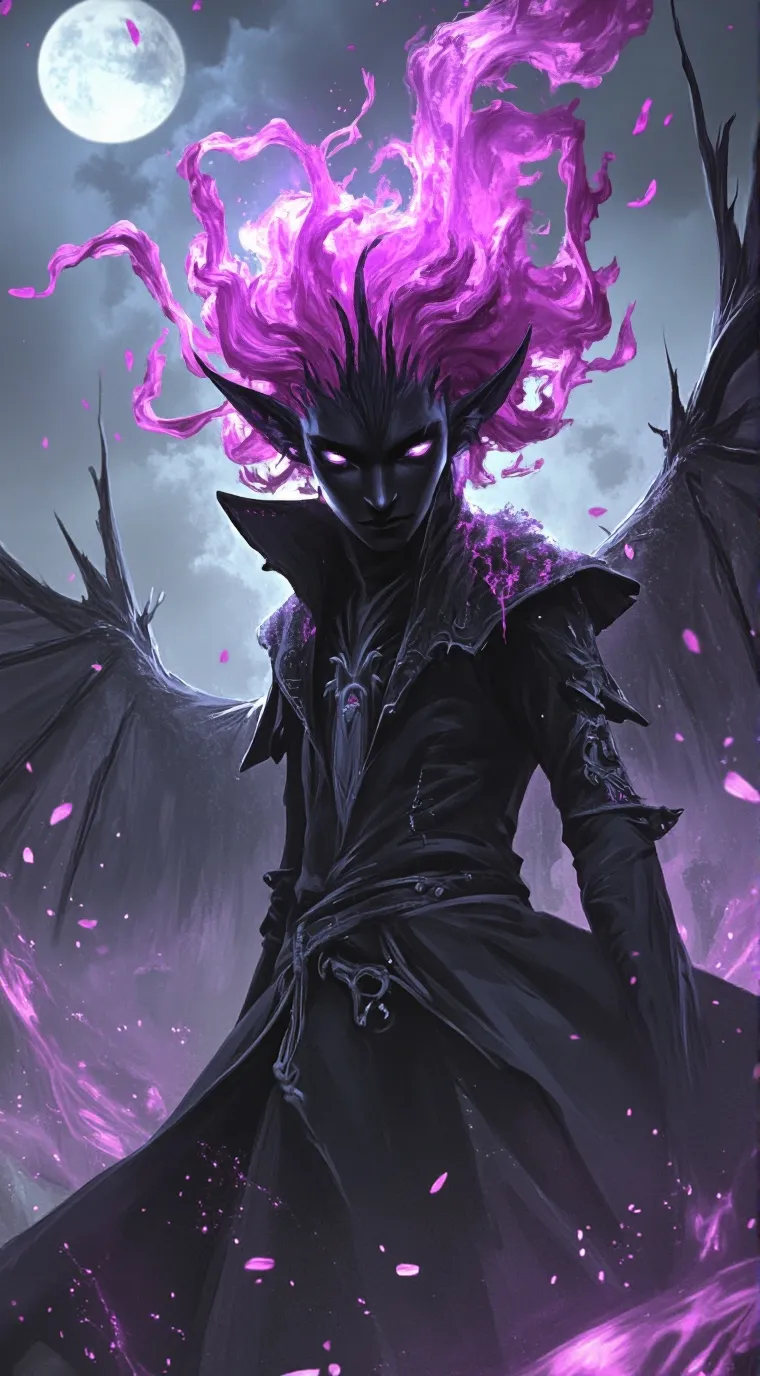 ai character: Azazel 👾 background