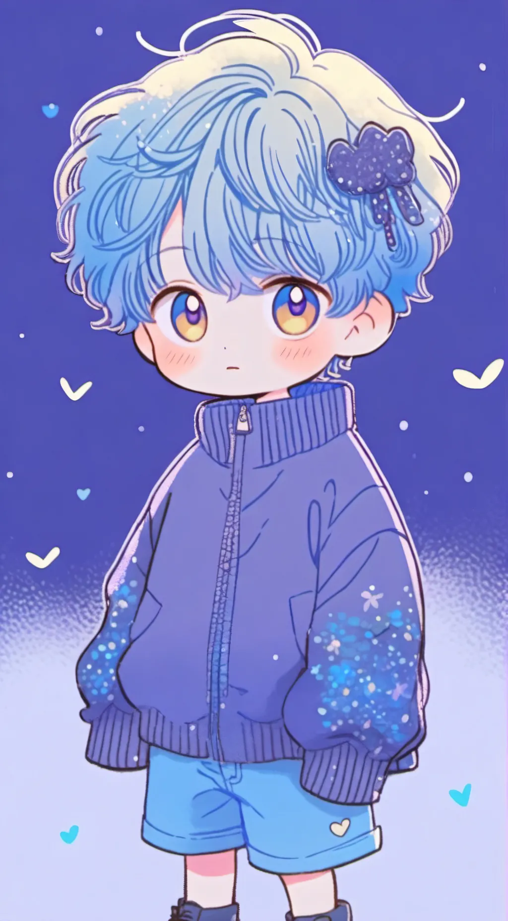 ai character: sky background