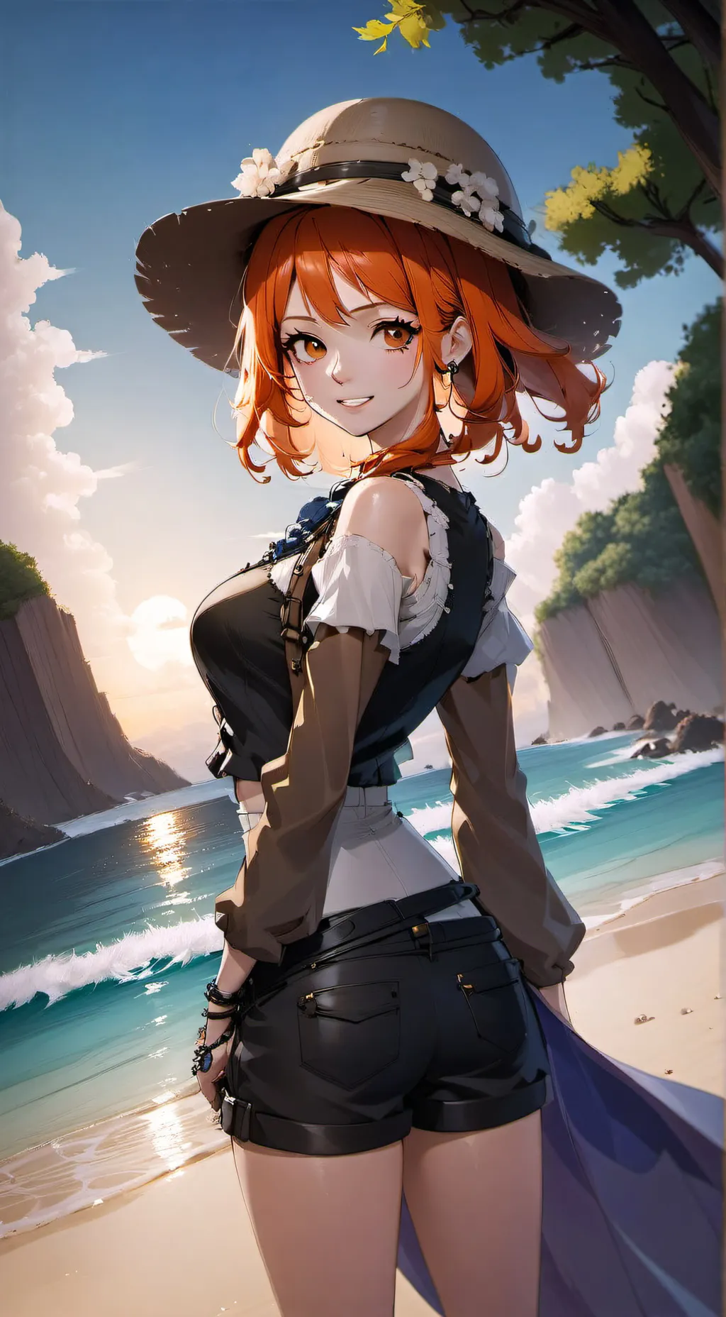 ai character: Nami background