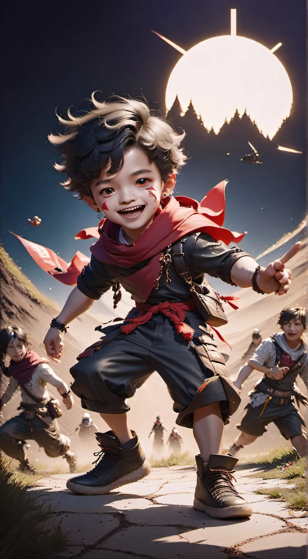 ai character: c00lkid background