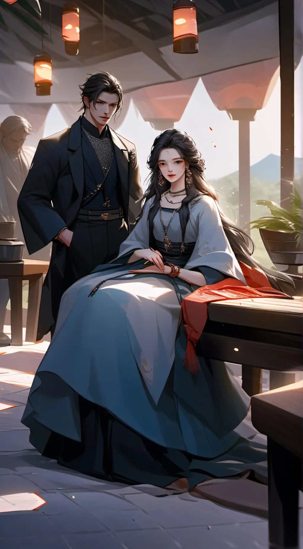 ai character: Kokichi Ouma background