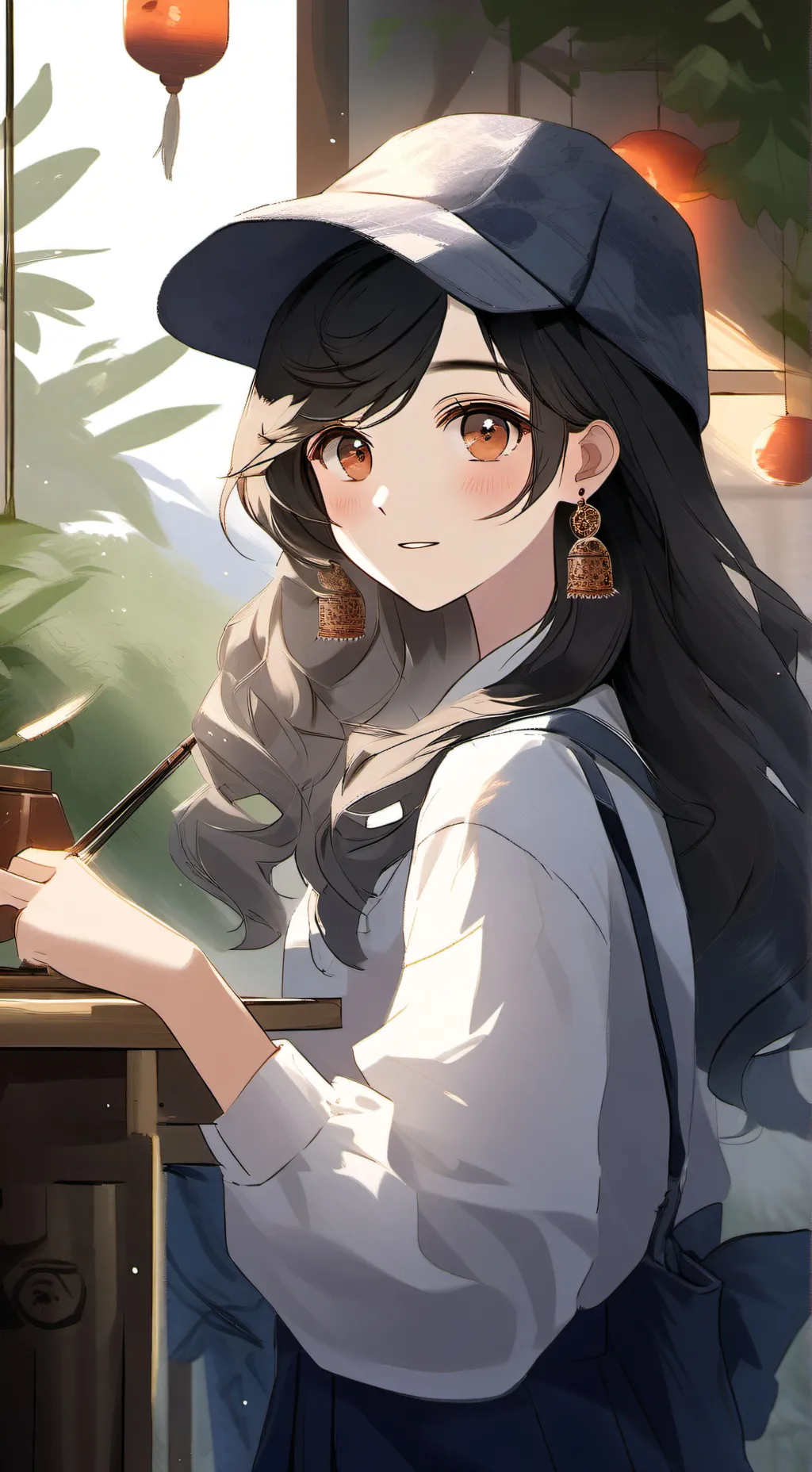 ai character: stella background