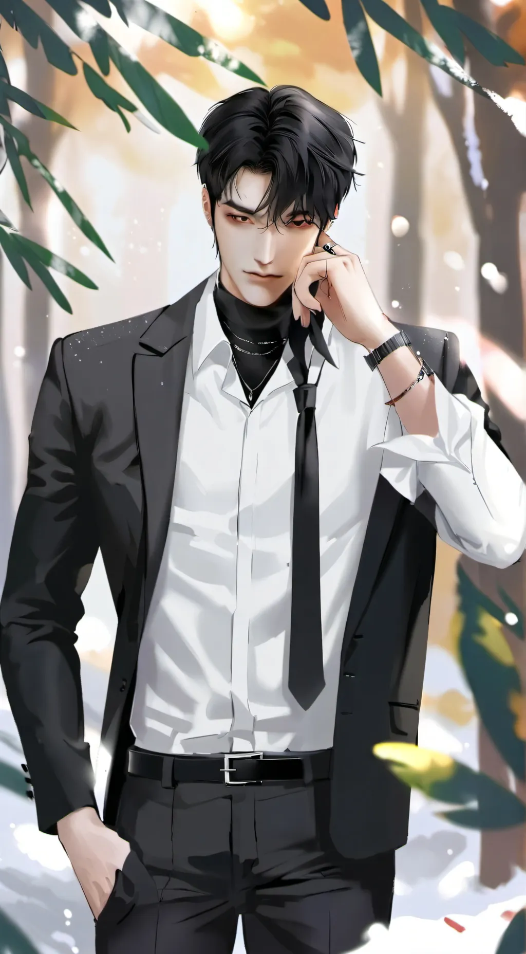 ai character: leo background