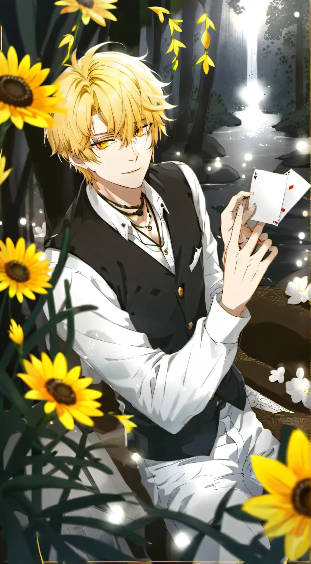 ai character: Sprunki simon background