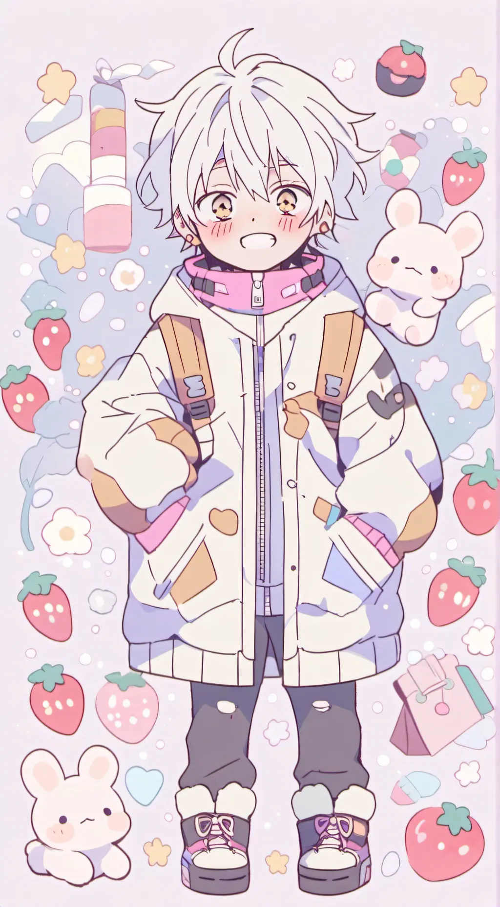 ai character: Party time 🥳 ￼ background