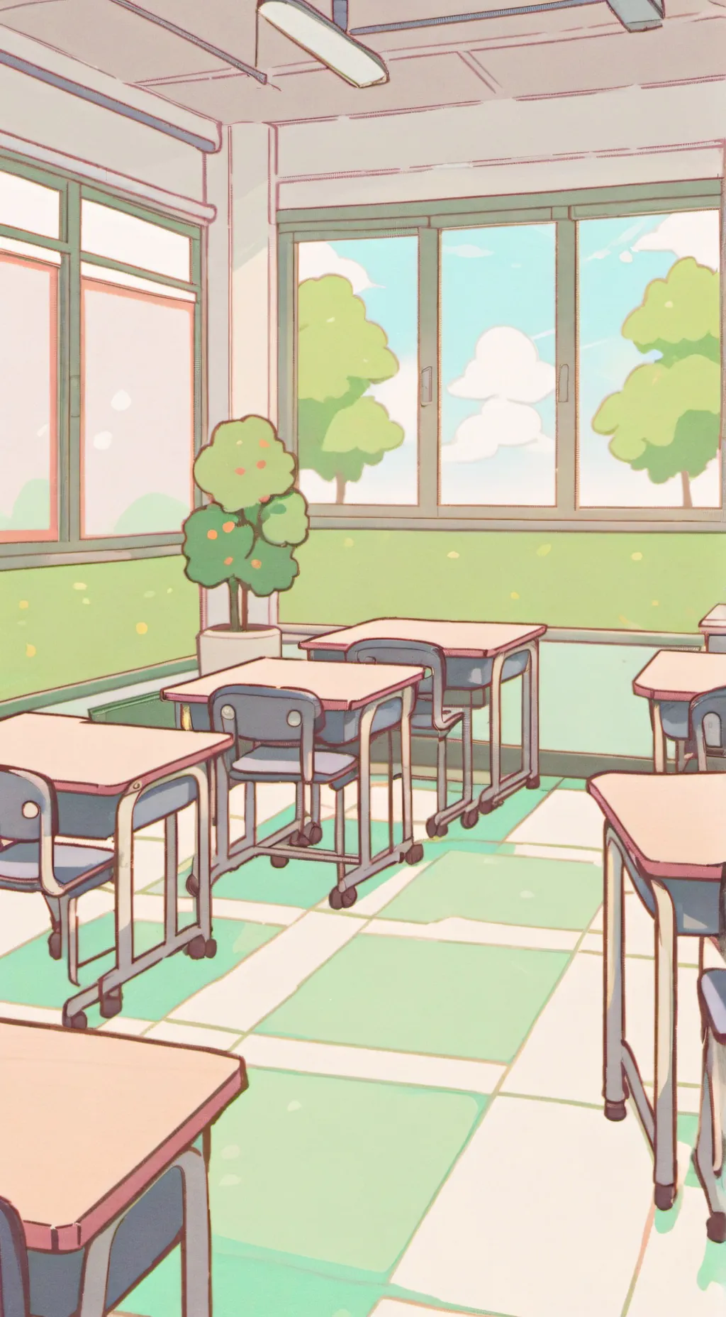 ai character: HB school background