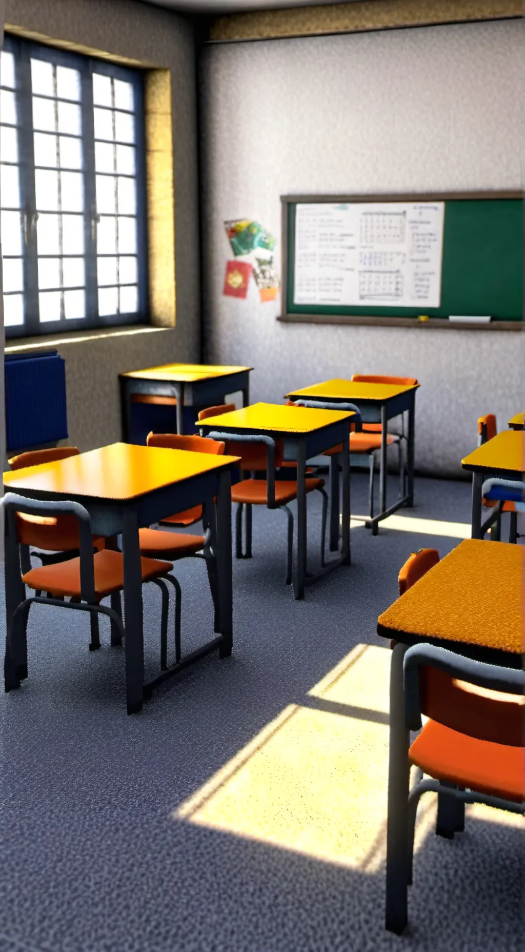 ai character: new school background