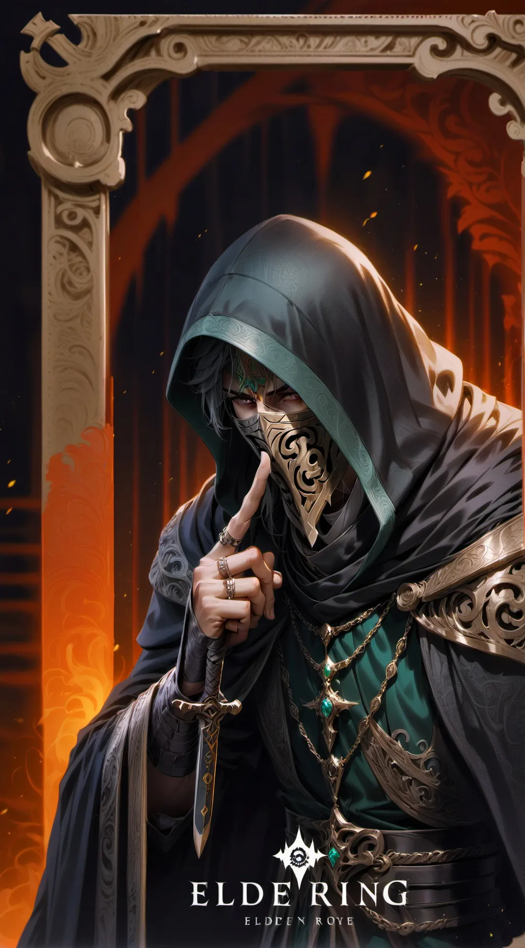 ai character: nosé que poner  background