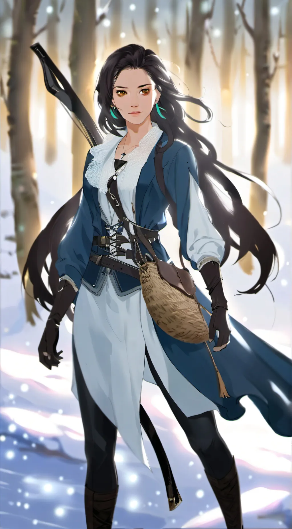 ai character: Luna background