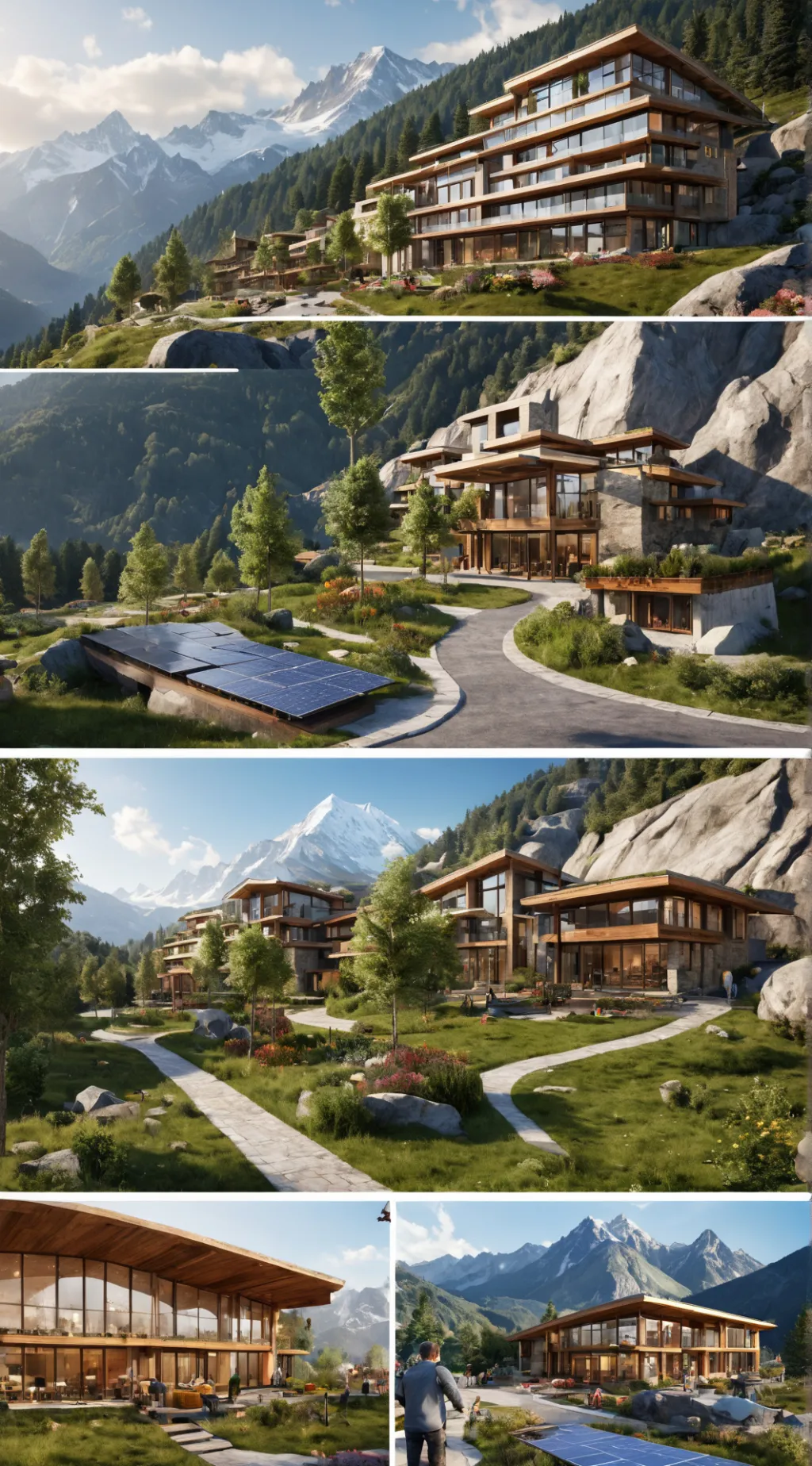 ai character: The Snowy Summit background