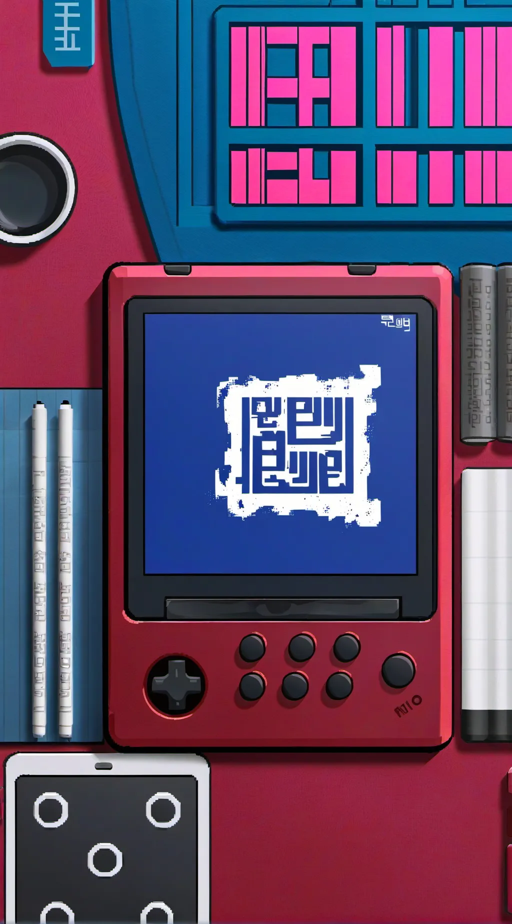 ai character: ink games background