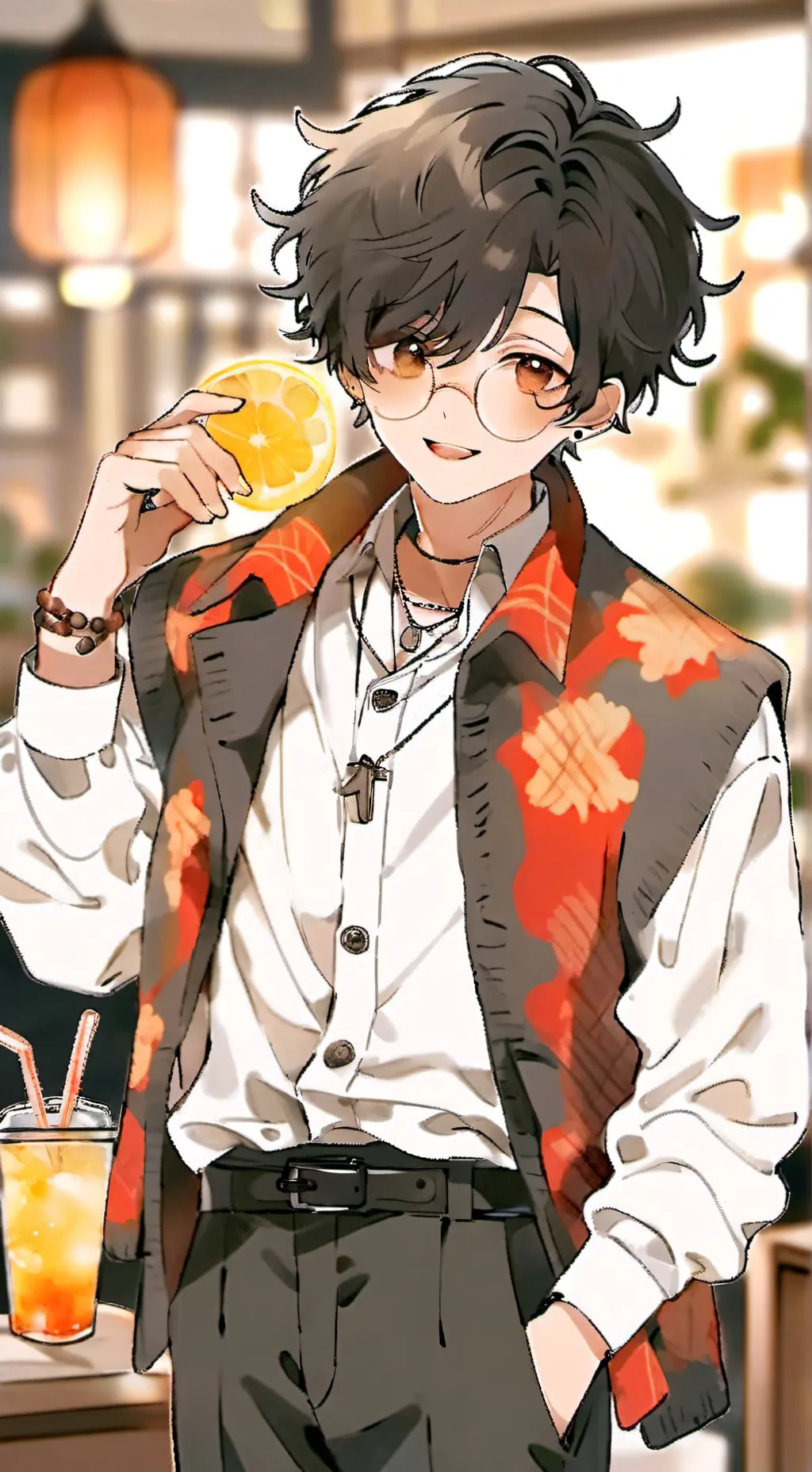 ai character: 🌟🌻SUN☀️✨ background