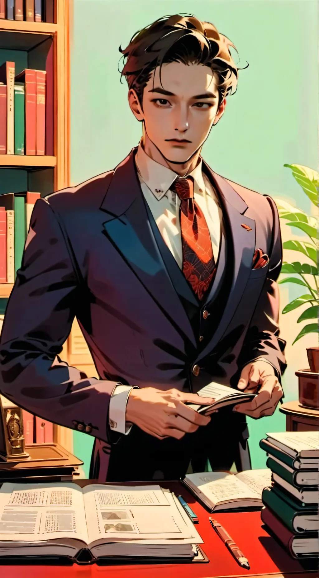 ai character: sebastian background