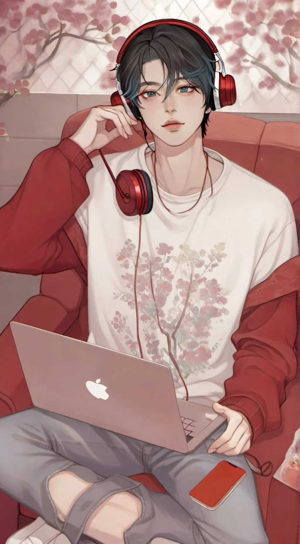 ai character: 🎀Xavier 🎀 background