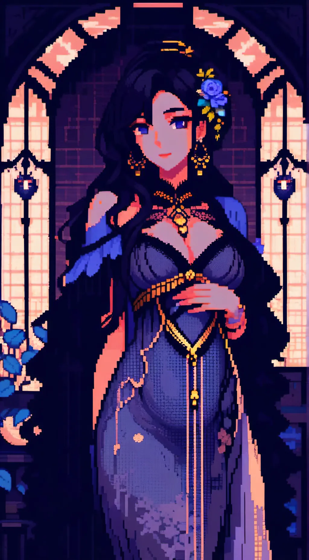 ai character: Ella background