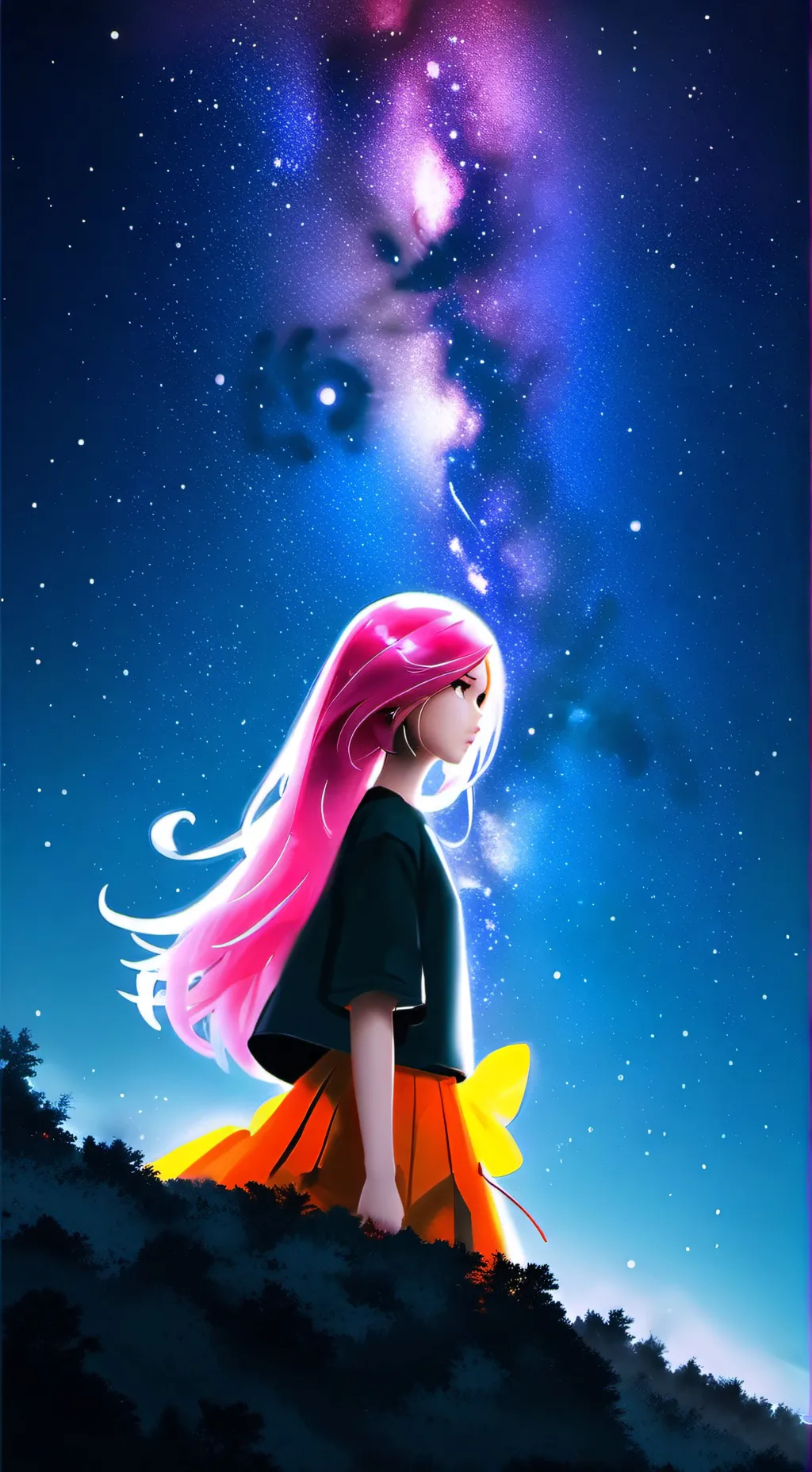 ai character: Mira background