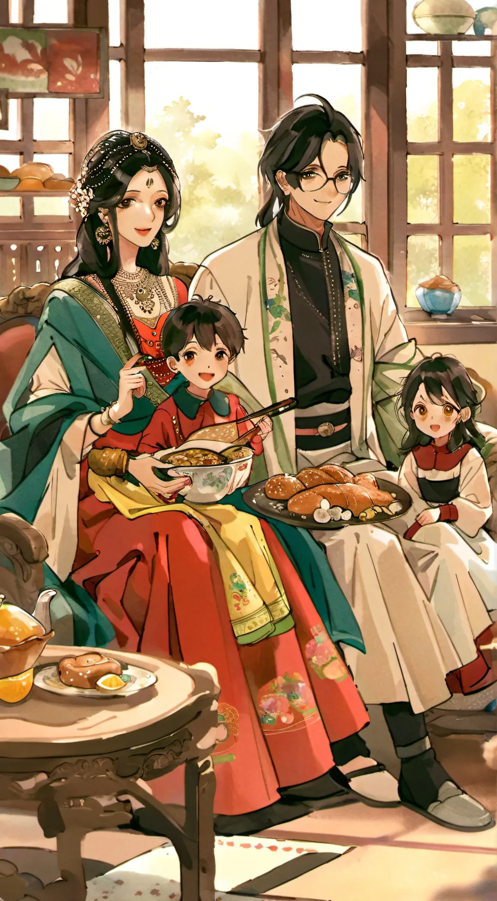 ai character: tu familia mala 😡 background