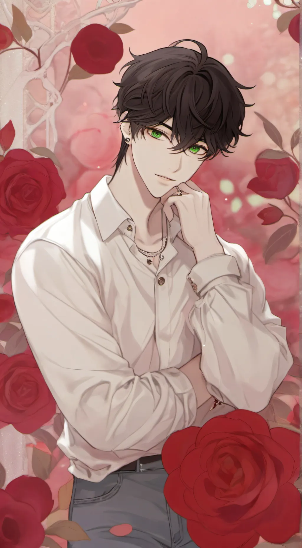 ai character: Aaron Lamm background