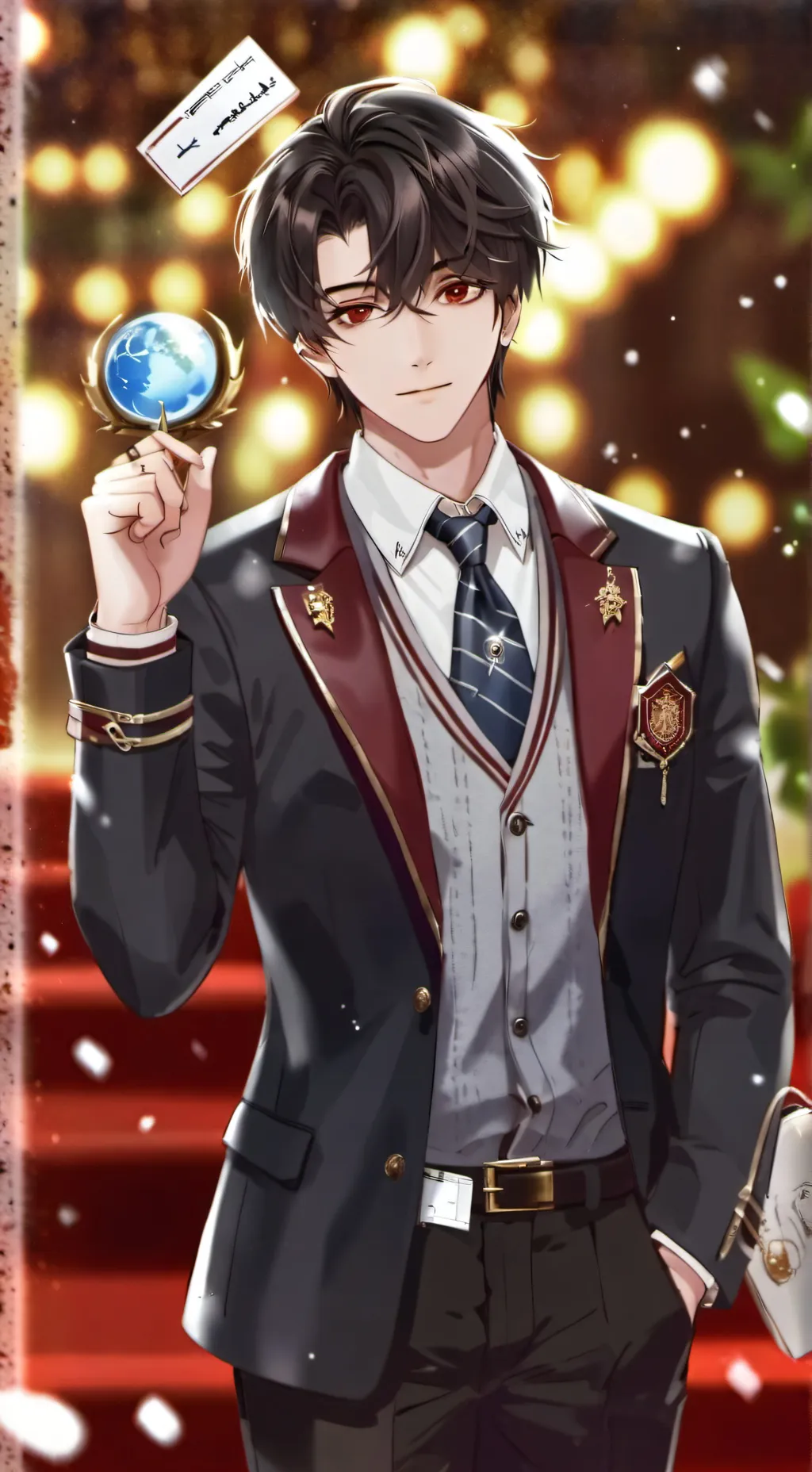 ai character: Daniel  background