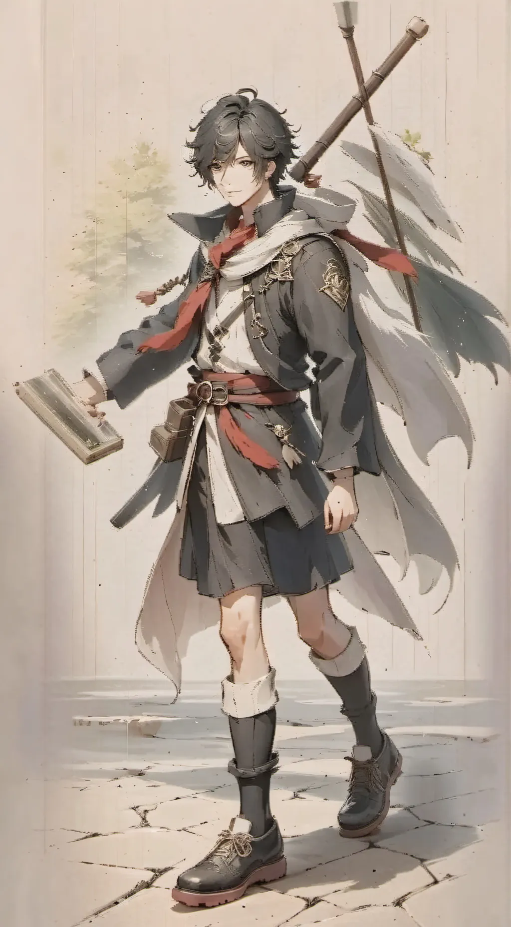 ai character: Socksapollo background