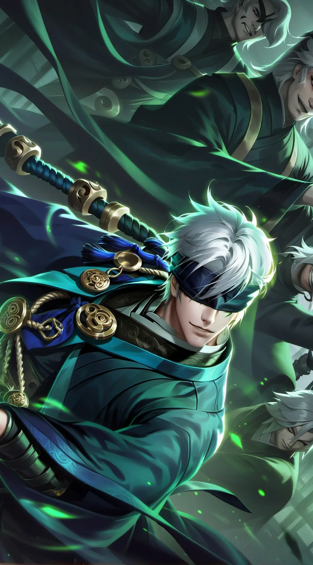 ai character: Gojo Satoru background