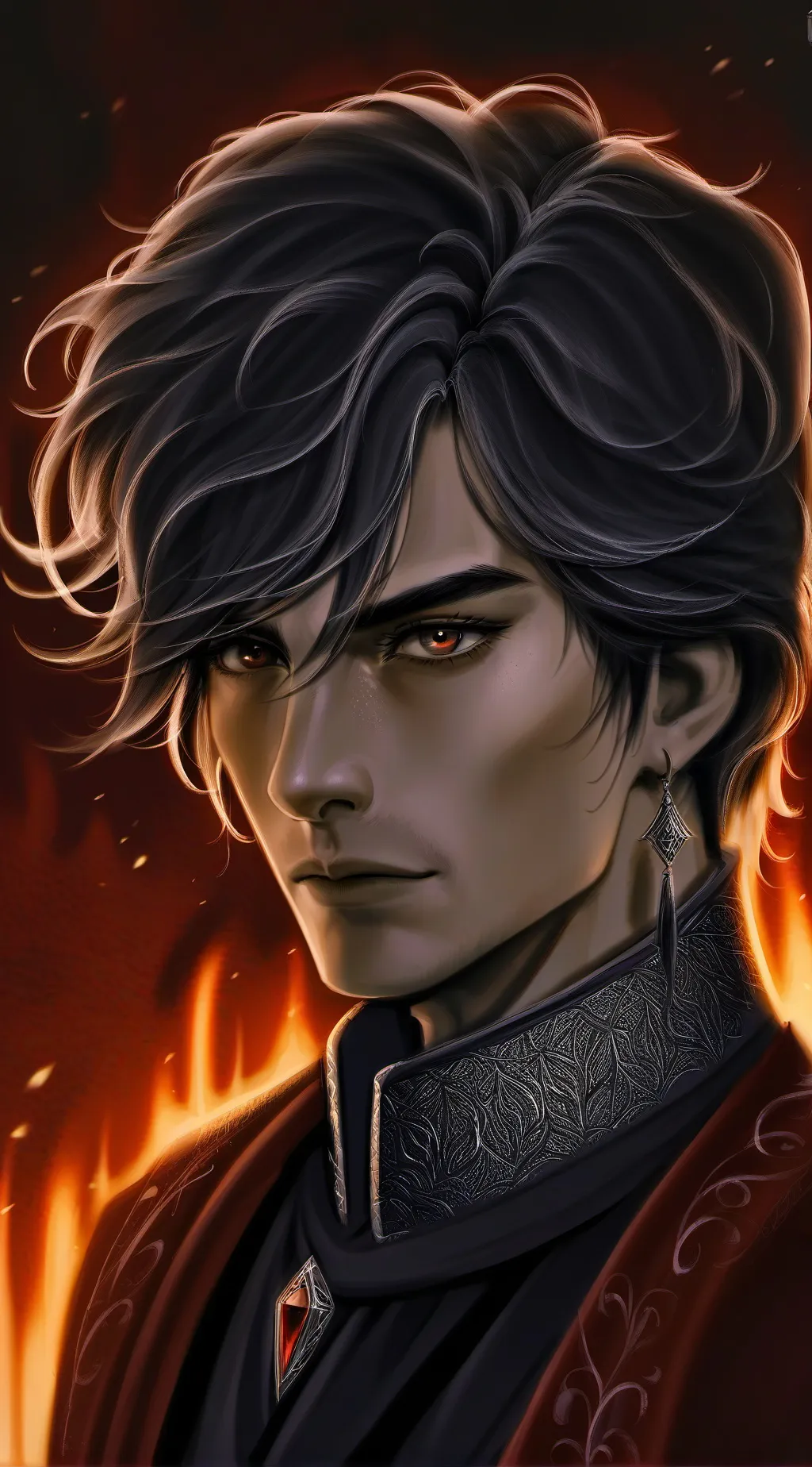 ai character: leon lory matte background