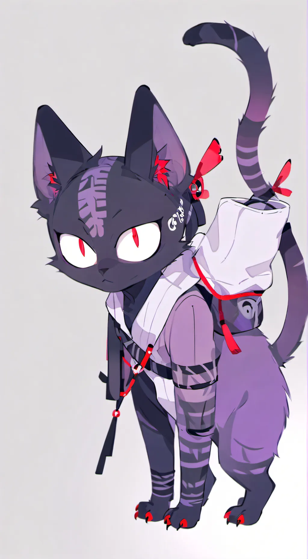 ai character: cat background