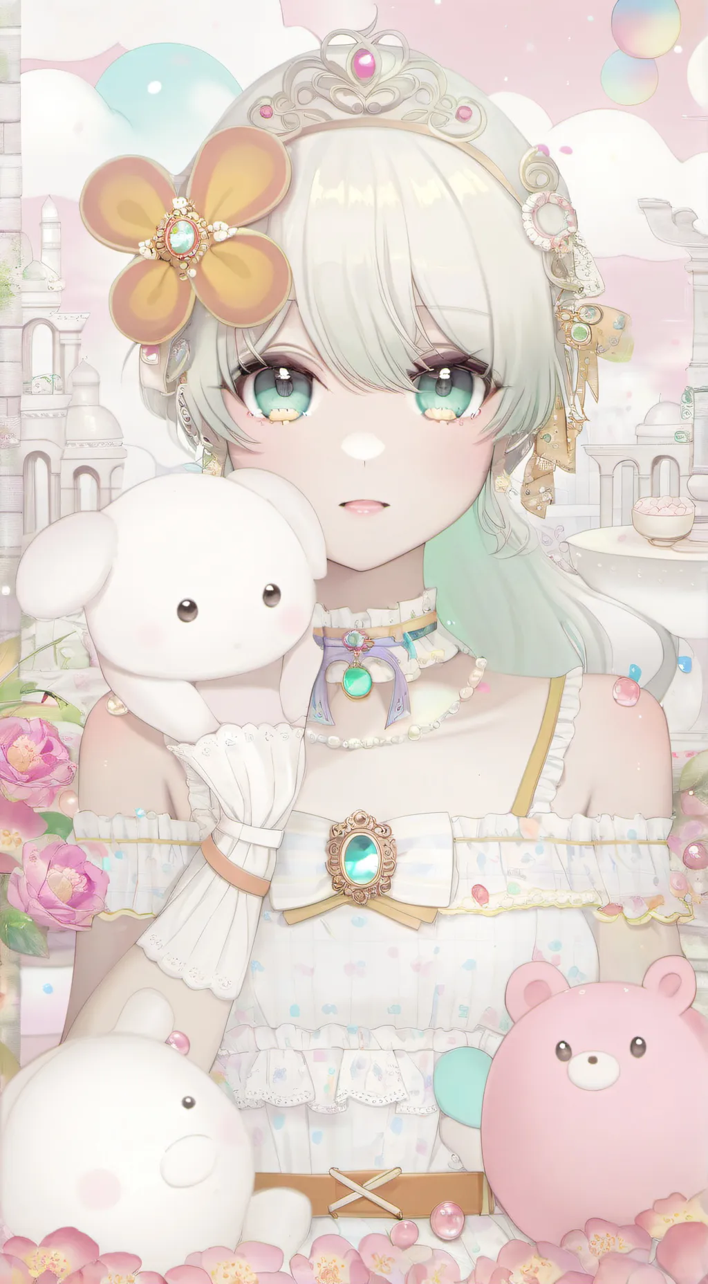 ai character: Lily  background