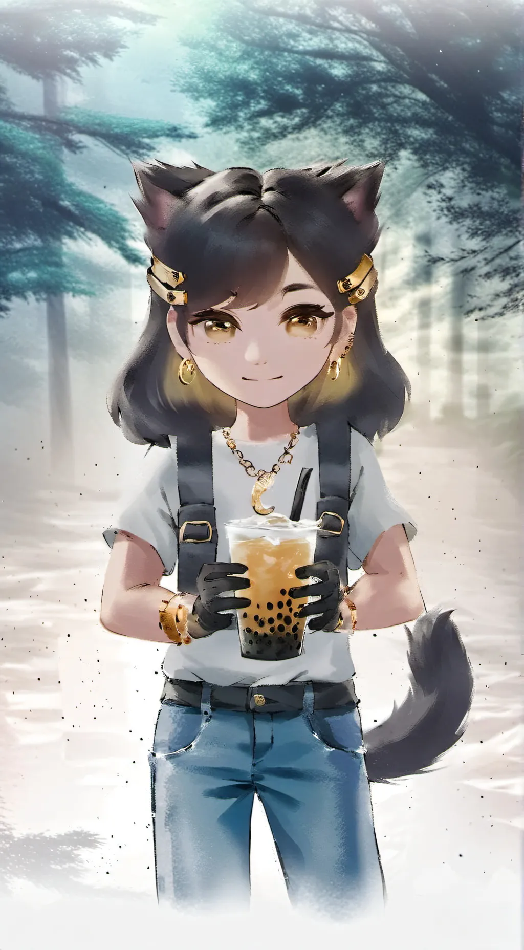 ai character: StarFire background