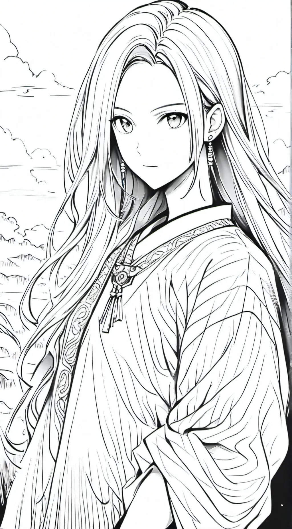 ai character: Wenda Y un gato 😎 background