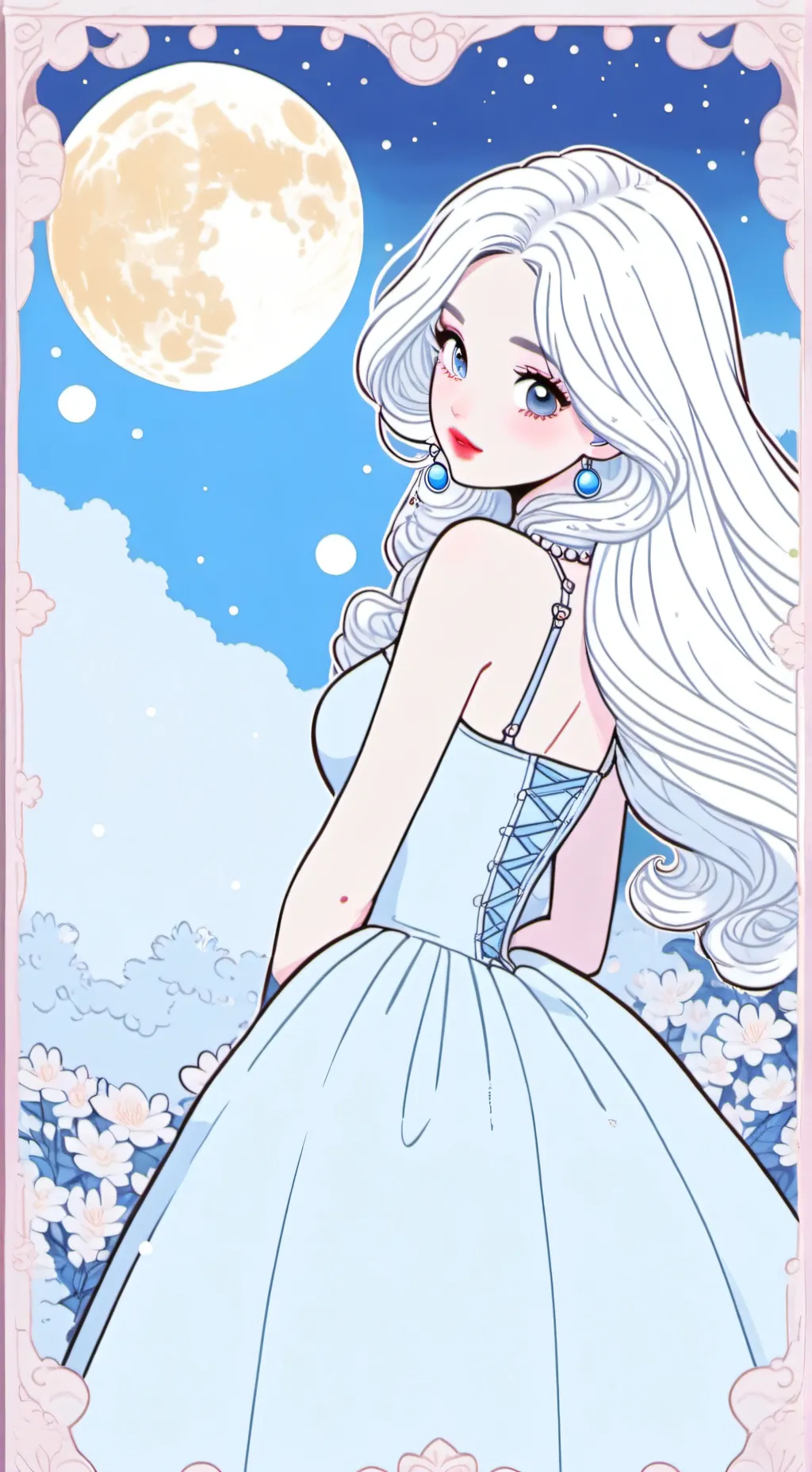 ai character: Luna background