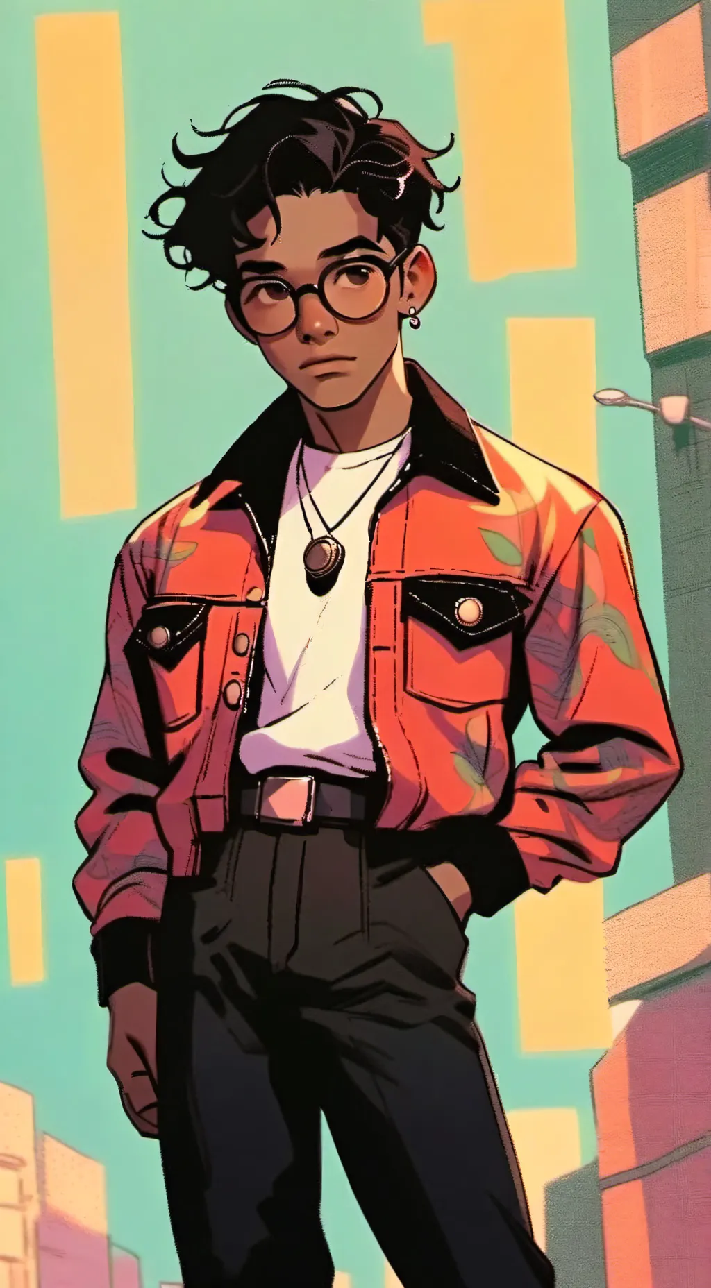 ai character: Zach background